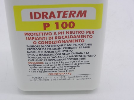 Idraterm P100B - Prodotti trattamento acque e impianti